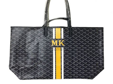 monogrammed goyard|personalized goyard bag.